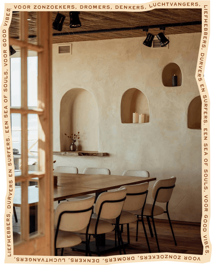 vergaderen deining Vergaderen aan zee